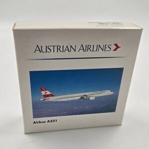 Herpa Wings Austrian Airlines Airbus A321 1:500 Scale Die-Cast Model 508629